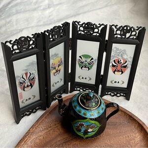 70s Beijing vintage hand-made copper Teapot / decoration